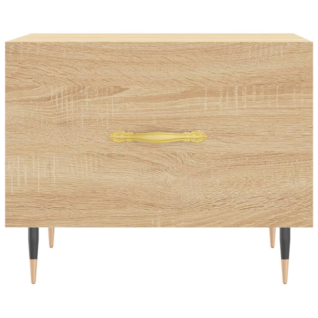 vidaXL Τραπεζάκι Σαλονιού Sonoma Δρυς 50x50x40 εκ. Επεξεργασμένο Ξύλο
