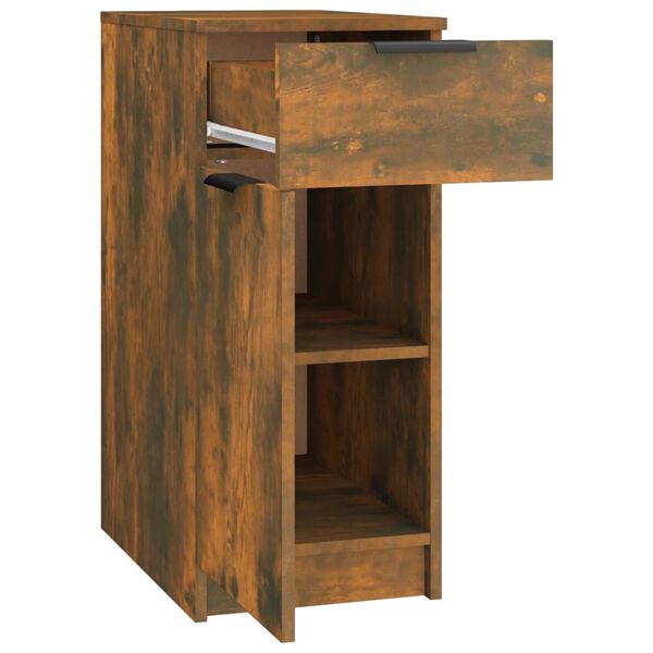 vidaXL Ντουλάπι Γραφείου Καπνιστή Δρυς 33,5x50x75 εκ. Επεξεργ. Ξύλο