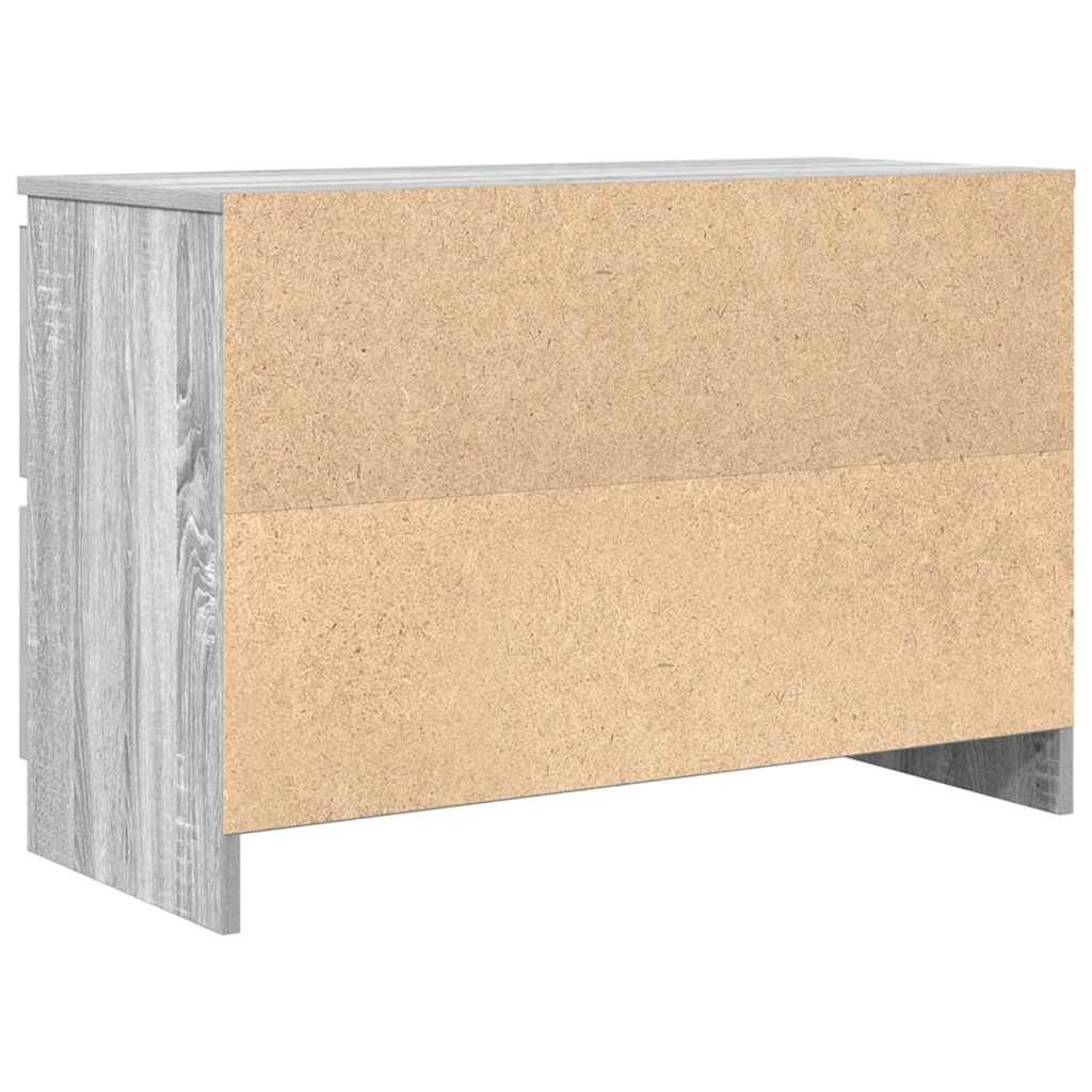 vidaXL Έπιπλο Τηλεόρασης Γκρι Sonoma 80x35x54 εκ. από Επεξεργ. Ξύλο