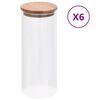 vidaXL &Beta;ά&zeta;&alpha; 6 &tau;&epsilon;&mu;. 1000 ml &Gamma;&upsilon;ά&lambda;&iota;&nu;&alpha; &mu;&epsilon; &Kappa;&alpha;&pi;ά&kappa;&iota; &alpha;&pi;ό &Mu;&pi;&alpha;&mu;&pi;&omicron;ύ