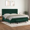 vidaXL &Kappa;&rho;&epsilon;&beta;ά&tau;&iota; Boxspring &mu;&epsilon; &Sigma;&tau;&rho;ώ&mu;&alpha; &Sigma;&kappa;&omicron;ύ&rho;&omicron; &Pi;&rho;ά&sigma;&iota;&nu;&omicron; 200x200&epsilon;&kappa;. &Beta;&epsilon;&lambda;&omicron;ύ&delta;&iota;&nu;&omicron;