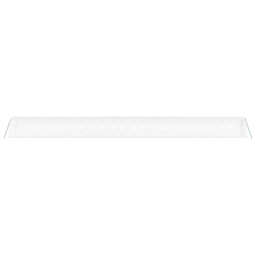 vidaXL Θερμοκήπιο με Ατσάλινο Πλαίσιο Λευκό 44 μ² 22 x 2 x 2 μ.