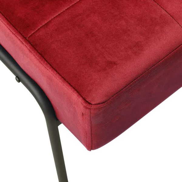 vidaXL Καρέκλα Χαλάρωσης 65 x 79 x 87 Μπορντό Βελούδινη