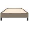 vidaXL Σκελετός Κρεβατιού Χωρίς Στρώμα Taupe 90x200 εκ. Υφασμάτινο