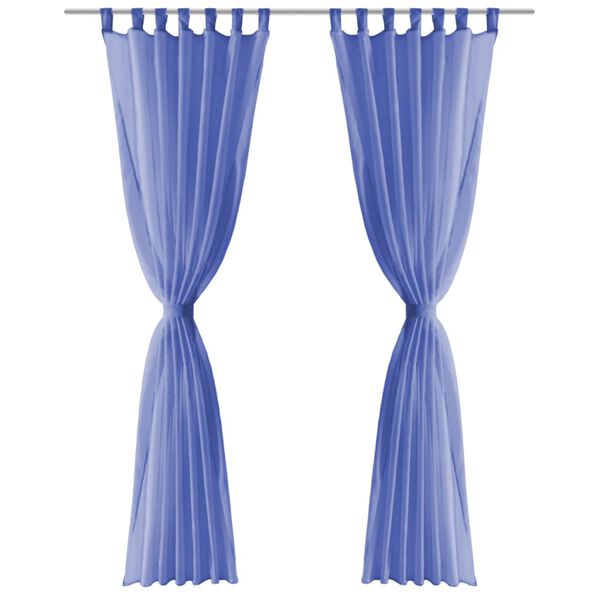 vidaXL &Kappa;&omicron;&upsilon;&rho;&tau;ί&nu;&epsilon;&sigmaf; &Beta;&omicron;&upsilon;ά&lambda; 2 &tau;&epsilon;&mu;. &Mu;&pi;&lambda;&epsilon; &Rho;&omicron;&upsilon;ά 140 x 225 &epsilon;&kappa;.