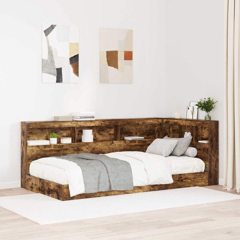 vidaXL Κεφαλάρι Αποθήκης Καπνιστή δρυς 75 cm Επεξεργασμένο ξύλο