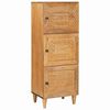 vidaXL Highboard &Alpha;&nu;&omicron;&iota;&chi;&tau;ό &kappa;&alpha;&phi;έ 40 x 33 x 110 &epsilon;&kappa; &Mu;&alpha;&sigma;ί&phi; &xi;ύ&lambda;&omicron; &mu;ά&nu;&gamma;&kappa;&omicron;