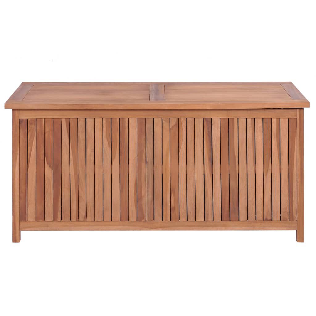 vidaXL Μπαούλο Αποθήκευσης Κήπου 120 x 50 x 58 εκ. από Μασίφ Ξύλο Teak