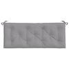vidaXL Μαξιλάρι Πάγκου Κήπου Γκρι 120x50x7 εκ. Ύφασμα Oxford