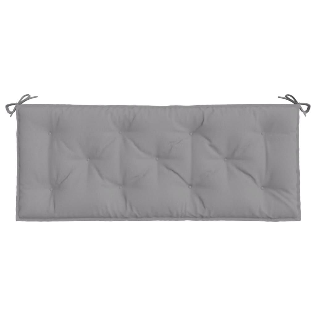 vidaXL Μαξιλάρι Πάγκου Κήπου Γκρι 120x50x7 εκ. Ύφασμα Oxford