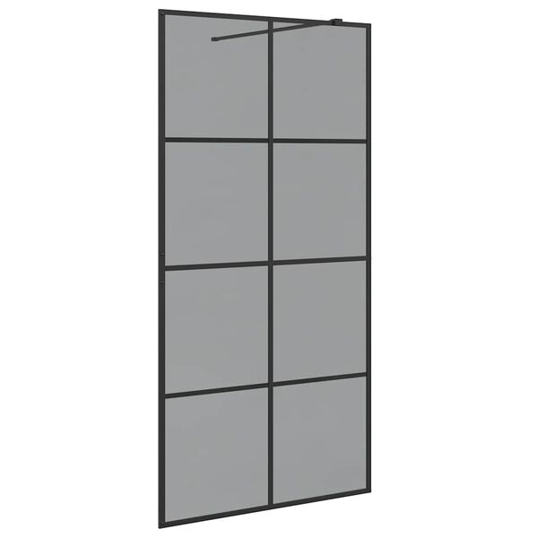 vidaXL &Tau;&omicron;ί&chi;&omicron;&sigmaf; &Nu;&tau;&omicron;&upsilon;&sigmaf; Walk-in &Mu;&alpha;ύ&rho;&omicron; 100 x 195 cm &sigma;&kappa;&lambda;&eta;&rho;&upsilon;&mu;έ&nu;&omicron; &gamma;&upsilon;&alpha;&lambda;ί