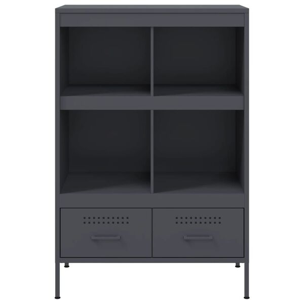 vidaXL Ντουλάπι Ανθρακί 68x39x101,5 εκ. από Χάλυβα