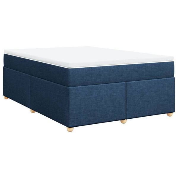 vidaXL &Kappa;&rho;&epsilon;&beta;ά&tau;&iota; Boxspring &mu;&epsilon; &Sigma;&tau;&rho;ώ&mu;&alpha; &Mu;&pi;&lambda;&epsilon; 140x200 &epsilon;&kappa;. &Upsilon;&phi;&alpha;&sigma;&mu;ά&tau;&iota;&nu;&omicron;
