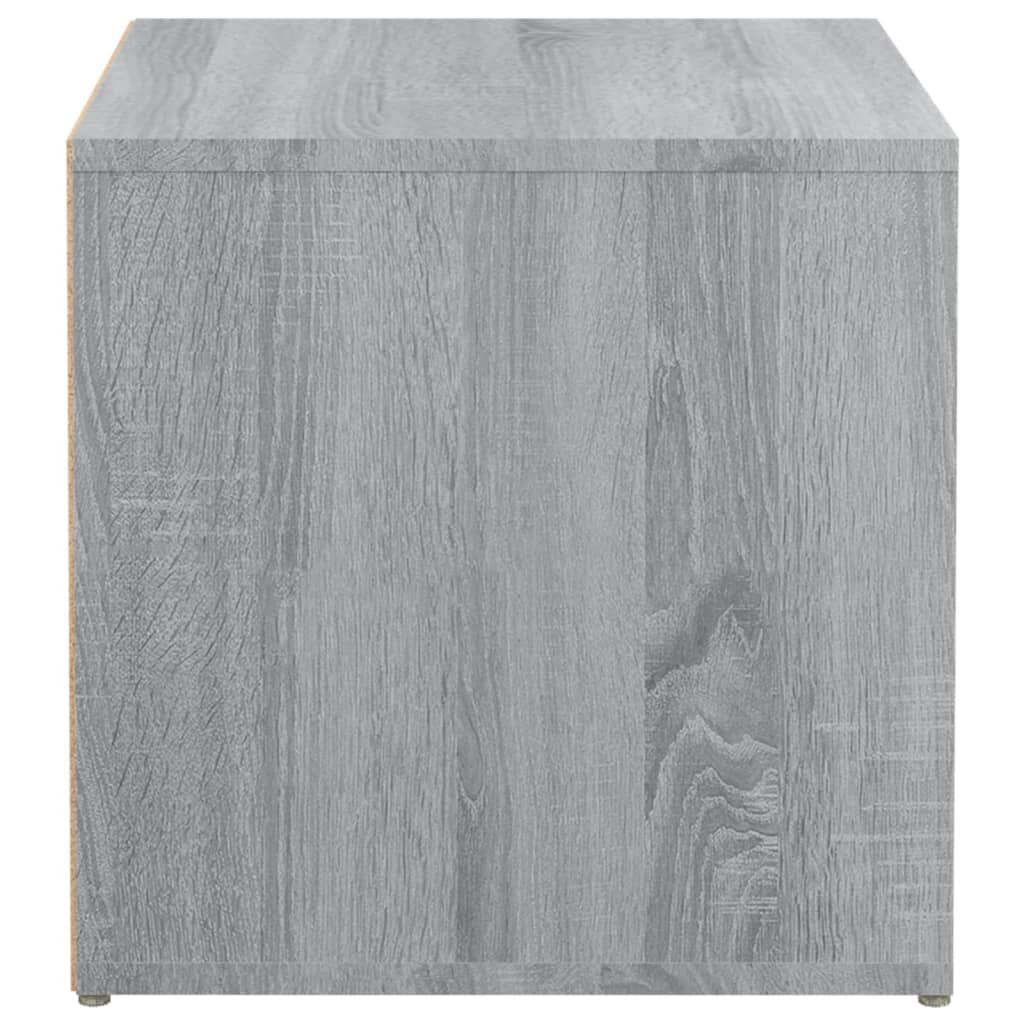 vidaXL Κουτί με Συρτάρι Γκρι Sonoma 40,5x40x40 εκ. Επεξεργασμένο Ξύλο