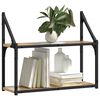 vidaXL Ράφι Τοίχου artisan δρυς 60 x 21 x 51 cm Επεξεργασμένο ξύλο