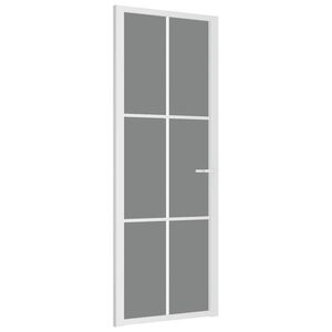 vidaXL &Epsilon;&sigma;&omega;&tau;&epsilon;&rho;&iota;&kappa;ή &Pi;ό&rho;&tau;&alpha; 76 x 201,5 &epsilon;&kappa;. &Lambda;&epsilon;&upsilon;&kappa;ό ESG &Gamma;&upsilon;&alpha;&lambda;ί &kappa;&alpha;&iota; &Alpha;&lambda;&omicron;&upsilon;&mu;ί&nu;&iota;&omicron;