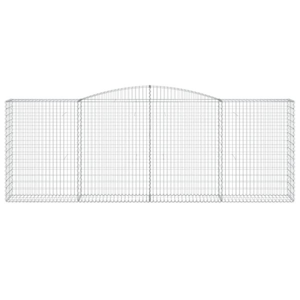 vidaXL Συρματοκιβώτια Τοξωτά 20 τεμ. 400x50x140/160 εκ. Γαλβαν. Ατσάλι