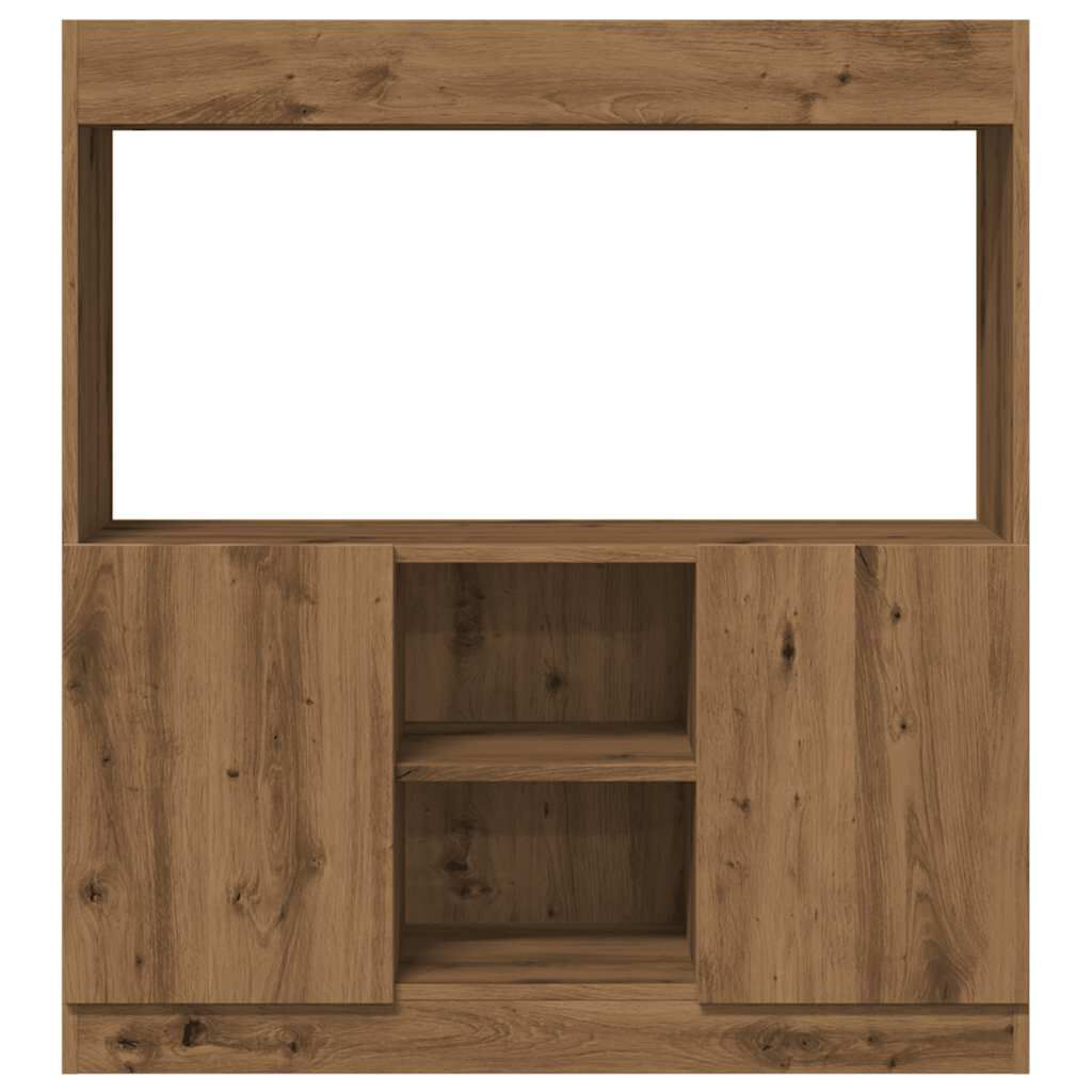 vidaXL Ντουλάπι Αρτισιανή Δρυς 92x33x100 εκ. από Επεξεργασμένο Ξύλο