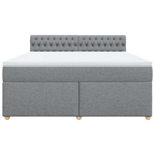 vidaXL &Kappa;&rho;&epsilon;&beta;ά&tau;&iota; Boxspring &mu;&epsilon; &Sigma;&tau;&rho;ώ&mu;&alpha; &Alpha;&nu;&omicron;&iota;&chi;&tau;ό &Gamma;&kappa;&rho;&iota; 180x200 &epsilon;&kappa;. &Upsilon;&phi;&alpha;&sigma;&mu;ά&tau;&iota;&nu;&omicron;