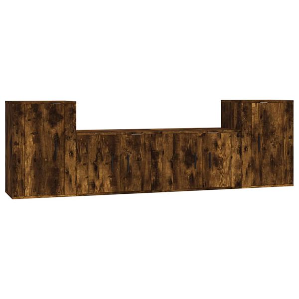 vidaXL &Sigma;&epsilon;&tau; &Epsilon;&pi;ί&pi;&lambda;&omega;&nu; &Tau;&eta;&lambda;&epsilon;ό&rho;&alpha;&sigma;&eta;&sigmaf; 4 &Tau;&epsilon;&mu;&alpha;&chi;ί&omega;&nu; &Kappa;&alpha;&pi;&nu;&iota;&sigma;&tau;ή &delta;&rho;&upsilon;&sigmaf; &Epsilon;&pi;&epsilon;&xi;. &Xi;ύ&lambda;&omicron;