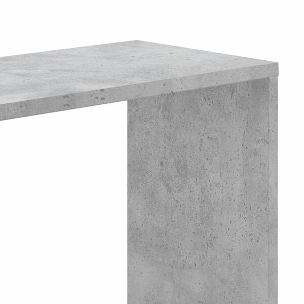 vidaXL Βιβλιοθήκη 5 Επιπέδων Γκρι Σκυροδέματος 45 x 23,5 x 162,5 εκ.
