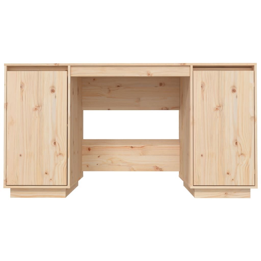 vidaXL Γραφείο 140 x 50 x 75 εκ. από Μασίφ Ξύλο Πεύκου
