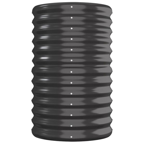 vidaXL Ζαρντινιέρα Ανθρακί 260x40x68 εκ Ατσάλι με Ηλεκτρ. Βαφή Πούδρας