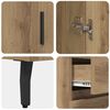 vidaXL Highboard &mu;&epsilon; &sigma;&upsilon;&rho;&tau;ά&rho;&iota; 2 pcs Artisan Oak &Sigma;ύ&nu;&theta;&epsilon;&tau;&omicron; &Xi;ύ&lambda;&omicron; &kappa;&alpha;&iota; &Gamma;&upsilon;&alpha;&lambda;ί