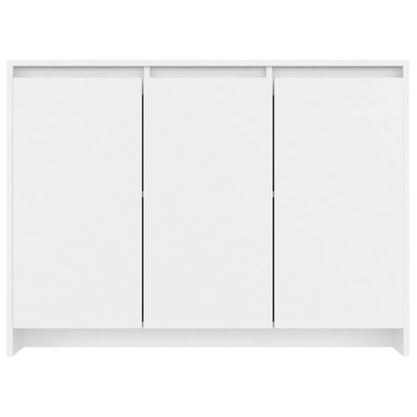 vidaXL Μπουφές Λευκός 102 x 33 x 75 εκ. από Επεξ. Ξύλο