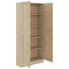 vidaXL Βιβλιοθήκη Χρώμα Sonoma Δρυς 82,5x30,5x185,5 εκ. Επεξ. Ξύλο