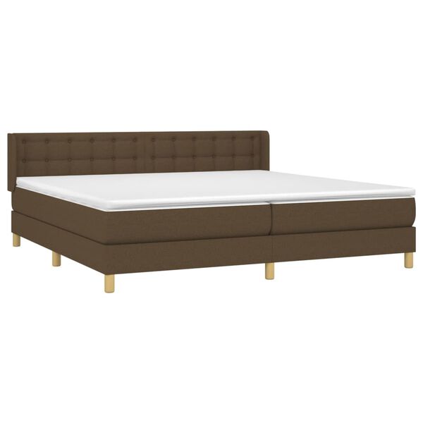 vidaXL &Kappa;&rho;&epsilon;&beta;ά&tau;&iota; Boxspring &mu;&epsilon; &Sigma;&tau;&rho;ώ&mu;&alpha; &Sigma;&kappa;&omicron;ύ&rho;&omicron; &Kappa;&alpha;&phi;έ 180x200 &epsilon;&kappa; &Upsilon;&phi;&alpha;&sigma;&mu;ά&tau;&iota;&nu;&omicron;