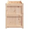 vidaXL Ζαρντινιέρα Κήπου 150 x 50 x 70 εκ. από Μασίφ Ξύλο Πεύκου