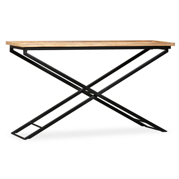 vidaXL Κονσόλα Τραπέζι 130 x 40 x 80 εκ. από Μασίφ Ξύλο Μάνγκο
