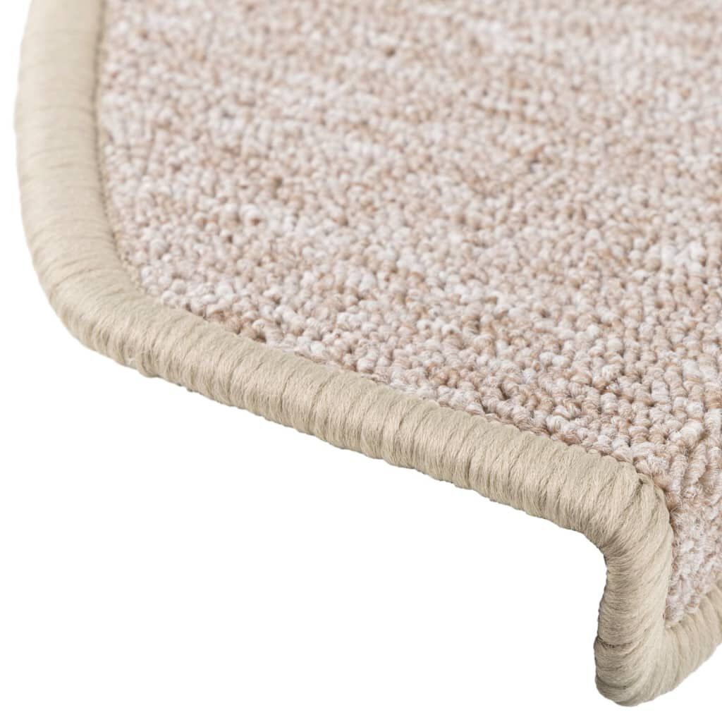 vidaXL Πατάκια Σκάλας 10 τεμ. Taupe 65x24x4 εκ.