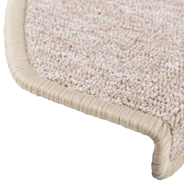 vidaXL Πατάκια Σκάλας 10 τεμ. Taupe 65x24x4 εκ.