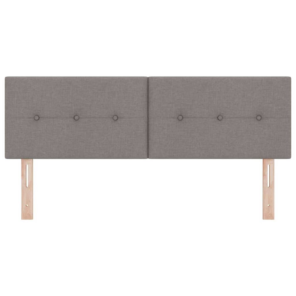 vidaXL Κεφαλάρι με κεφαλάρι Taupe 140 cm ύφασμα