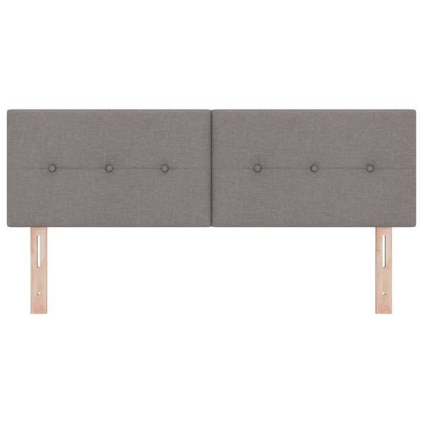vidaXL Κεφαλάρι με κεφαλάρι Taupe 140 cm ύφασμα