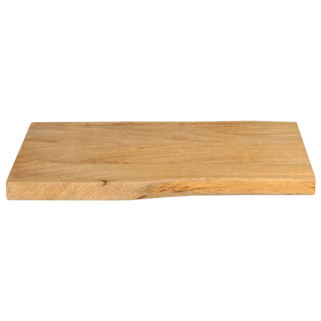 vidaXL Επιφάνεια Τραπεζιού 50x40x2,5 εκ. Live Edge Μασίφ Ξύλο Μάνγκο