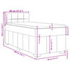 vidaXL &Kappa;&rho;&epsilon;&beta;ά&tau;&iota; Boxspring &mu;&epsilon; &Sigma;&tau;&rho;ώ&mu;&alpha; &Alpha;&nu;&omicron;&iota;&chi;&tau;ό &Gamma;&kappa;&rho;&iota; 80x200 &epsilon;&kappa;. &Upsilon;&phi;&alpha;&sigma;&mu;ά&tau;&iota;&nu;&omicron;