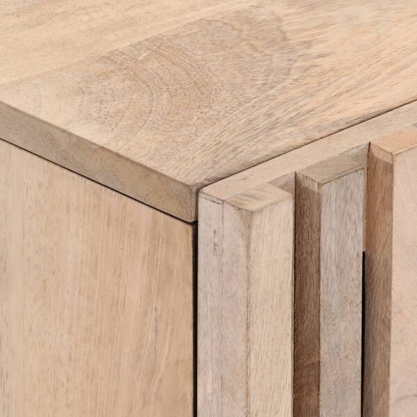 vidaXL Έπιπλο Τηλεόρασης Λευκό 105x34x46 εκ. από Μασίφ Ξύλο Ακακίας