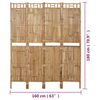 vidaXL Διαχωριστικό Δωματίου με 4 Πάνελ 160 x 180 εκ. από Μπαμπού