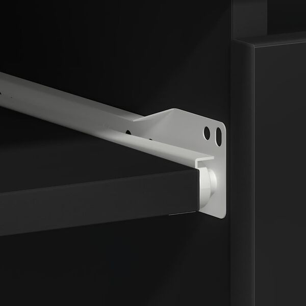 vidaXL Γραφείο Μαύρο 90 x 45 x 76 εκ. από Επεξ. Ξύλο