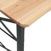 vidaXL Τραπέζι Μπύρας Πτυσσόμενο 170x50x75/105 εκ. Μασίφ Ξύλο Ελάτης