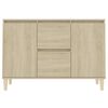 vidaXL Μπουφές Sonoma δρυς 101 x 35 x 70 εκ. Επεξεργασμένο Ξύλο