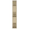 vidaXL Βιβλιοθήκη/Διαχωρ. Χώρου Sonoma Δρυς 100x24x155 εκ. Επεξ. Ξύλο