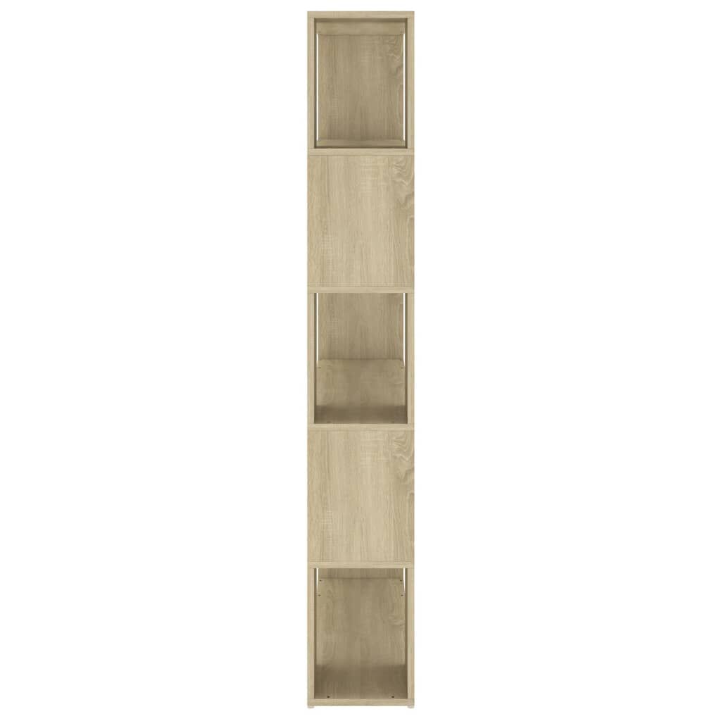 vidaXL Βιβλιοθήκη/Διαχωρ. Χώρου Sonoma Δρυς 100x24x155 εκ. Επεξ. Ξύλο