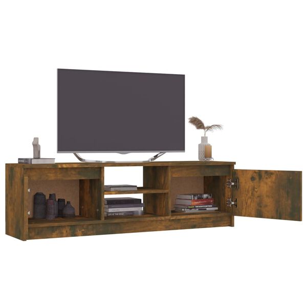 vidaXL Έπιπλο Τηλεόρασης Καπνιστή Δρυς 120x30x35,5 εκ. Επεξεργ. Ξύλο