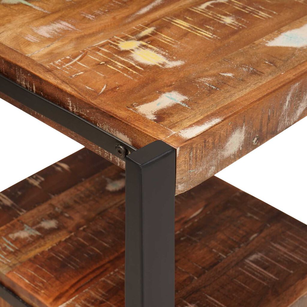vidaXL Stand για ρούχα Πολύχρωμο 40x40x90 εκ Μασίφ Ανακυκλωμένο Ξύλο