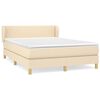 vidaXL &Kappa;&rho;&epsilon;&beta;ά&tau;&iota; Boxspring &mu;&epsilon; &Sigma;&tau;&rho;ώ&mu;&alpha; &Kappa;&rho;&epsilon;&mu; 140x200 &epsilon;&kappa;. &Upsilon;&phi;&alpha;&sigma;&mu;ά&tau;&iota;&nu;&omicron;