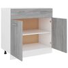 vidaXL Έπιπλο Με Συρτάρι Lyon Γκρι Sonoma 80x46x81,5 εκ. Επεξεργ. Ξύλο